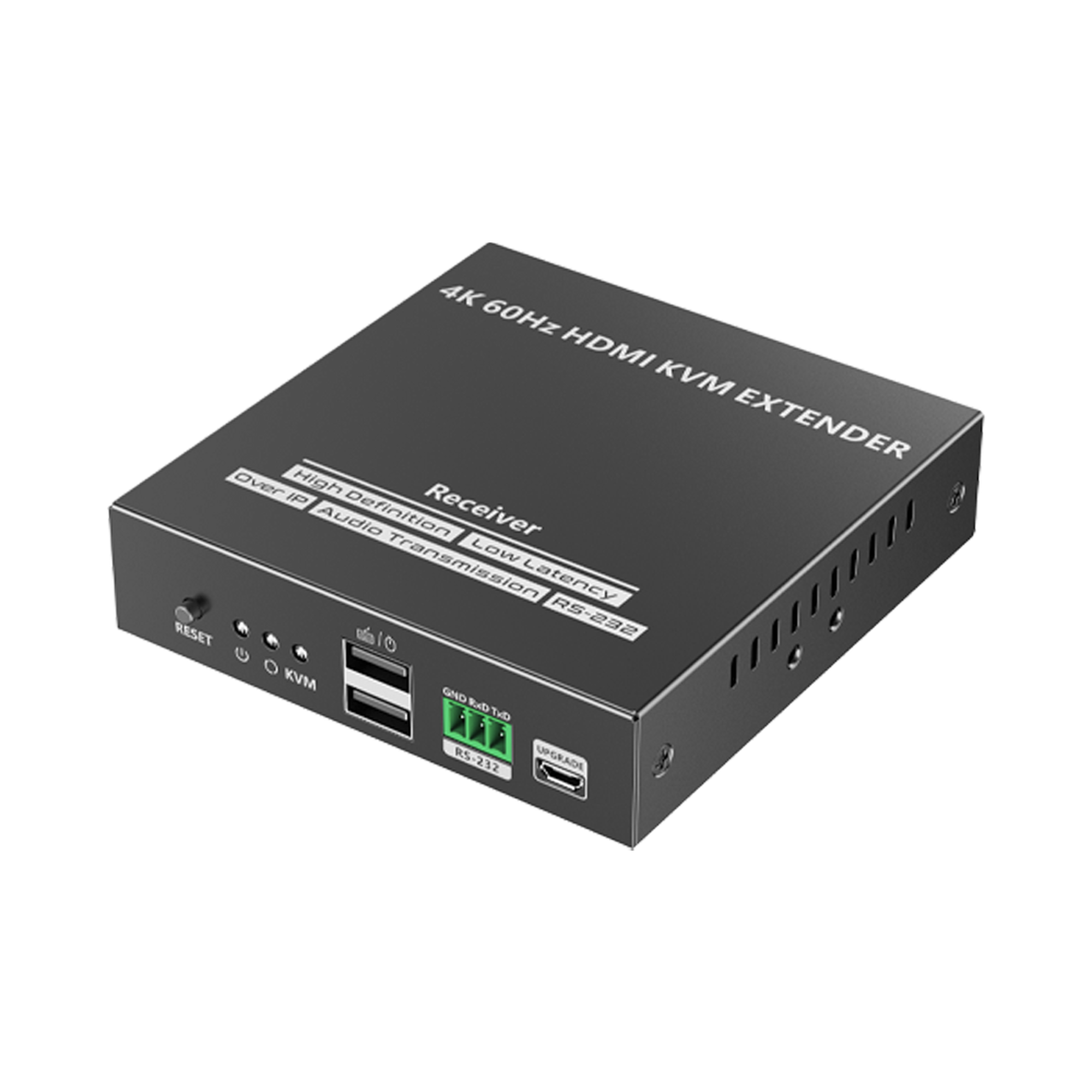 Receptor Compatible para Kit TT582-KVM |4K @60Hz | Cat 6, 6a y 7 | hasta 150 metros | Transmite el Video y Controla tu DVR vía USB a distancia Receptor Compatible para Kit TT582-KVM |4K @60Hz | Cat 6, 6a y 7 | hasta 150 metros | Transmite el Video y Controla tu DVR vía USB a distancia